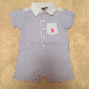 NWOT! Infant Polo Assn Short Romper! 🥰